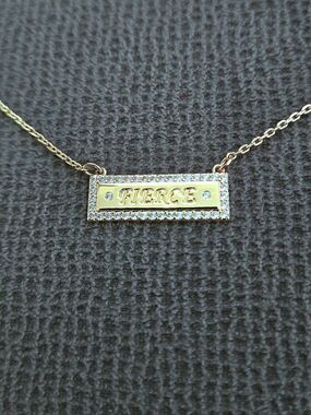 Lulu DK "Fierce"💪 Stationary Bar Necklace